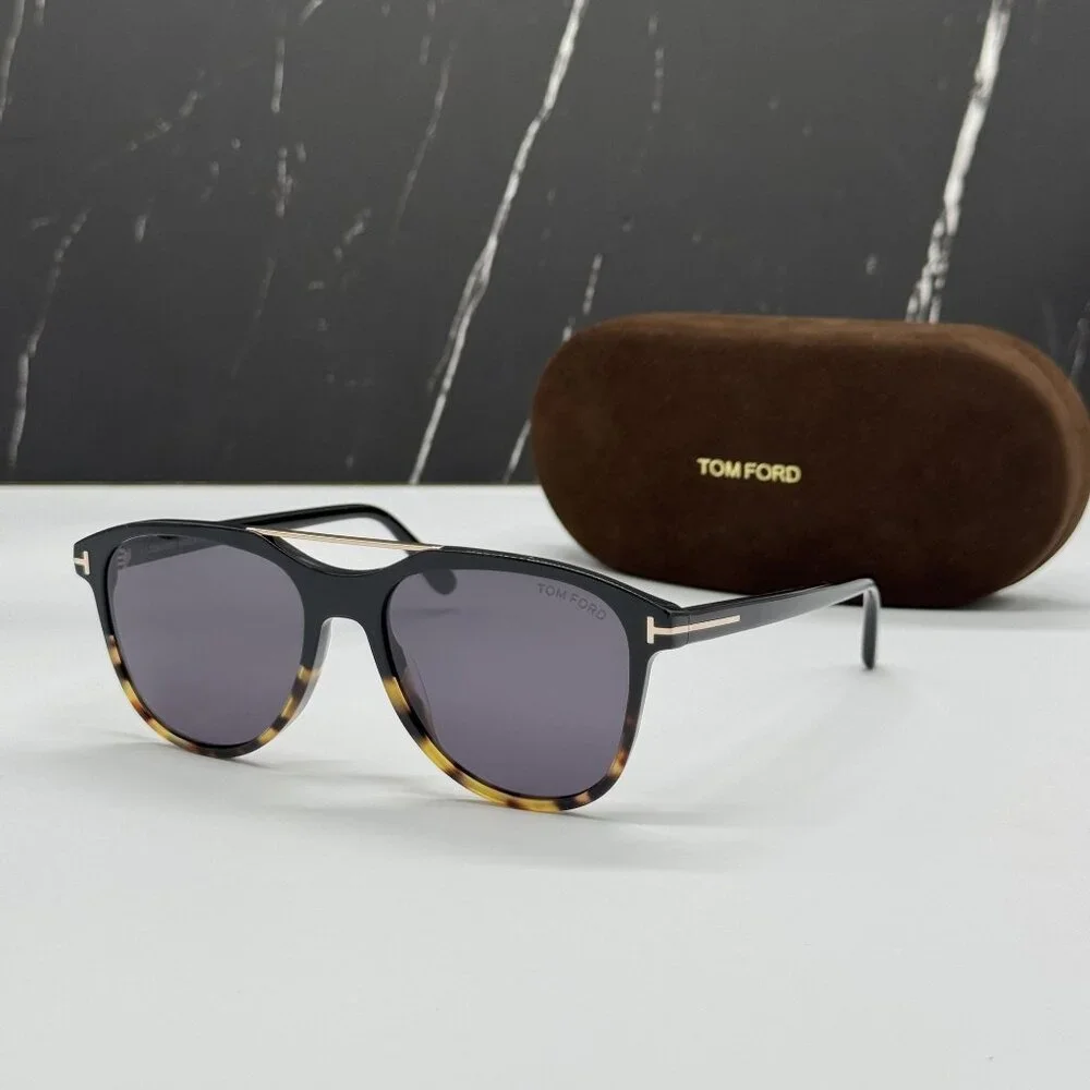 NEW TOM FORD DAMIAN-02 TF1098 05A BLACK UNISEX SUNGLASSES TOM FORD FT1098 05A